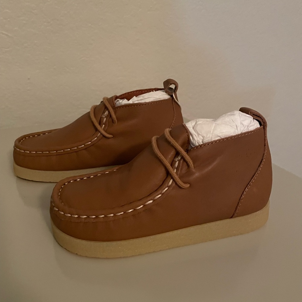 Zara Brown Ankle Boots - 9.5 kids